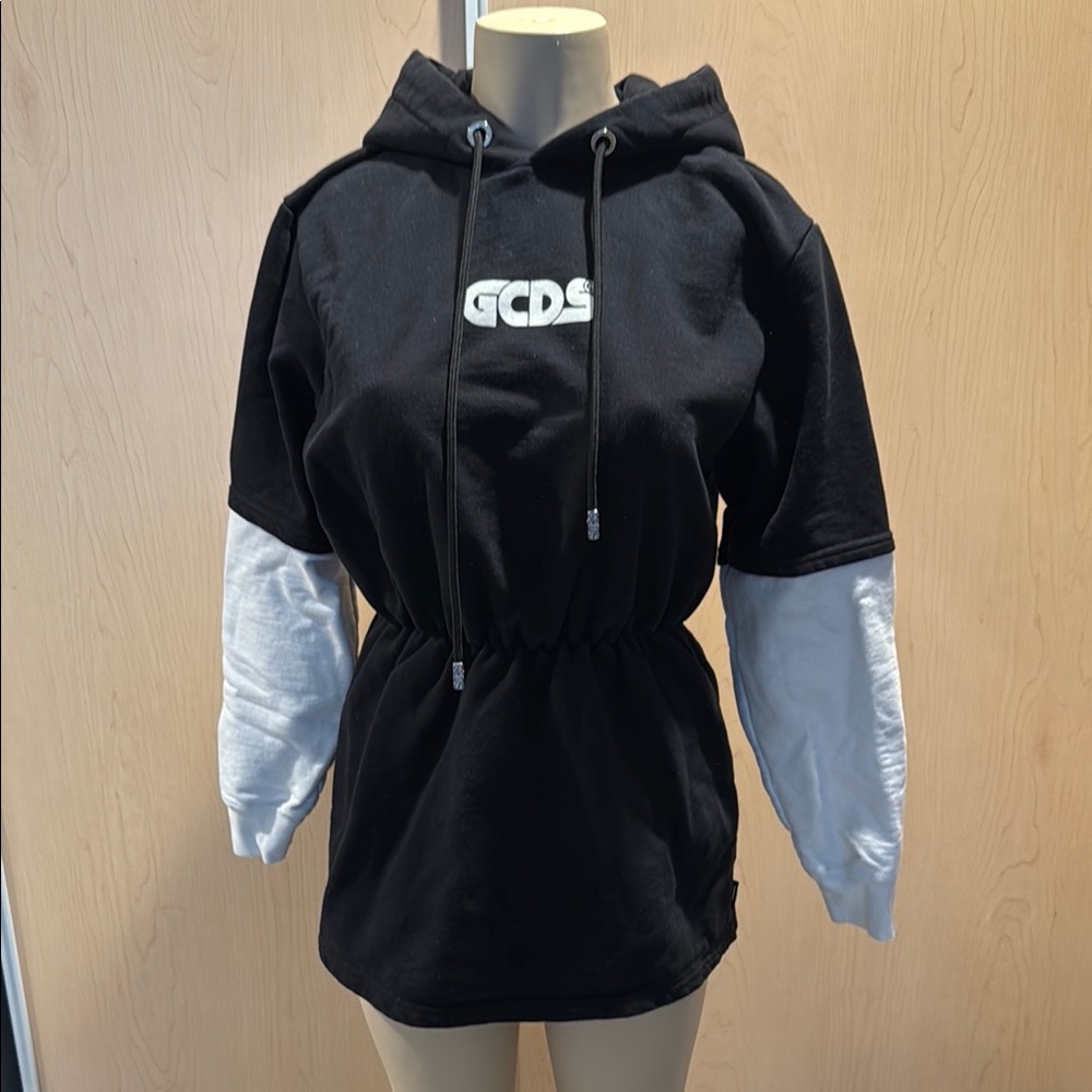 GCDS Black sweatshirt dress size small